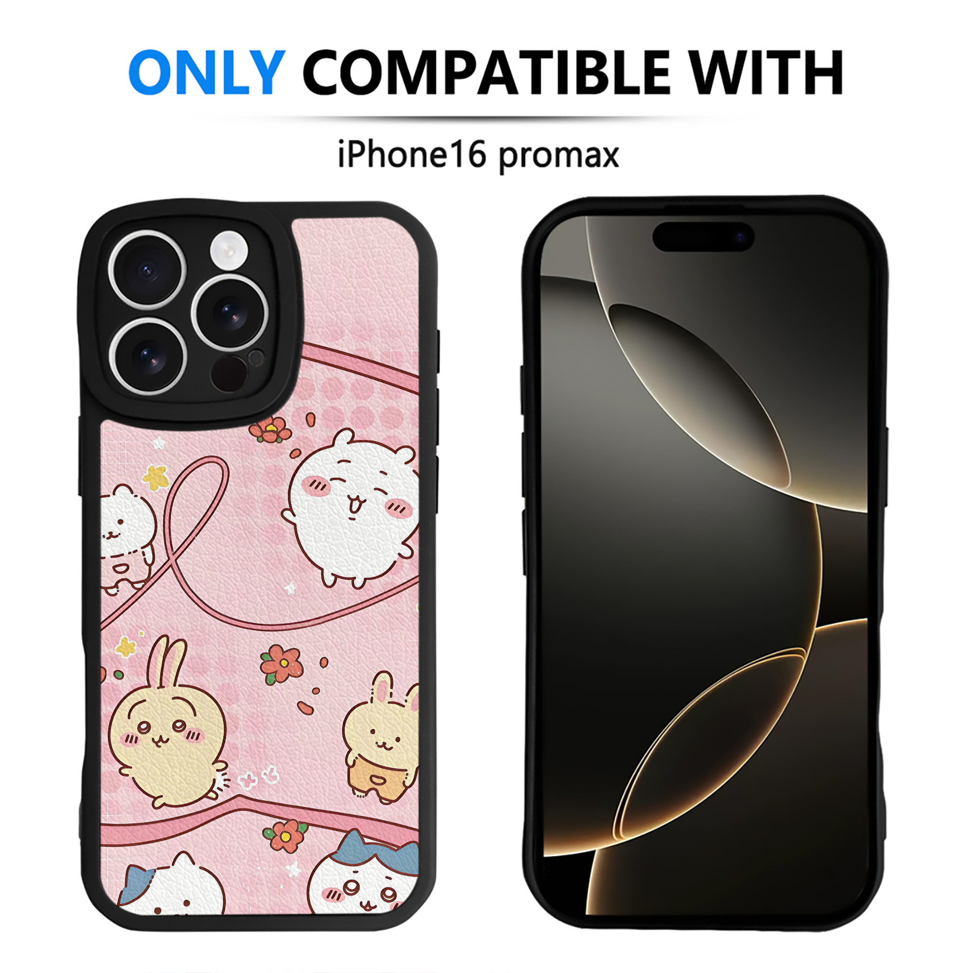 （画像用） ちいかわ Chii-kawa 【iPhone 16シリーズ対応】シリコンスマホケース（レザー調） 材質：シリコン